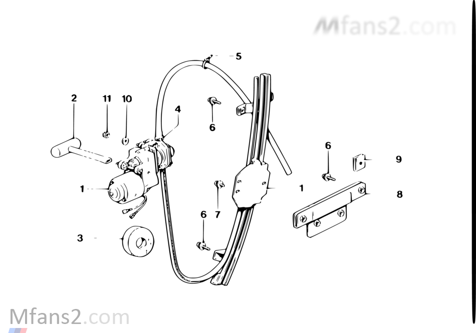 Electr. window lifter