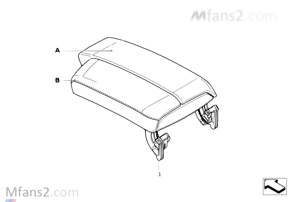 Individual armrest, center console