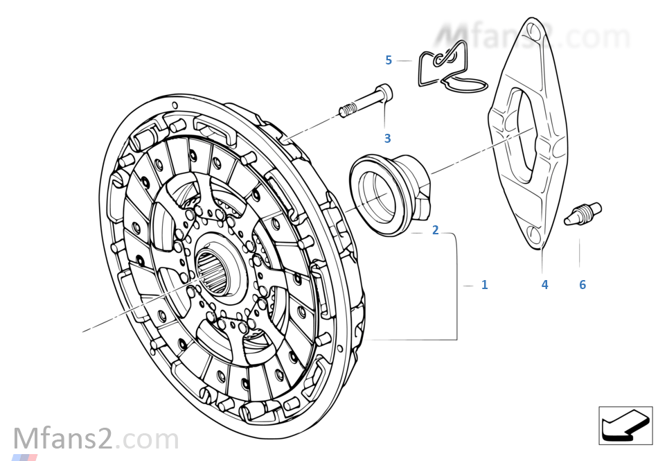 Clutch/twin mass flywheel