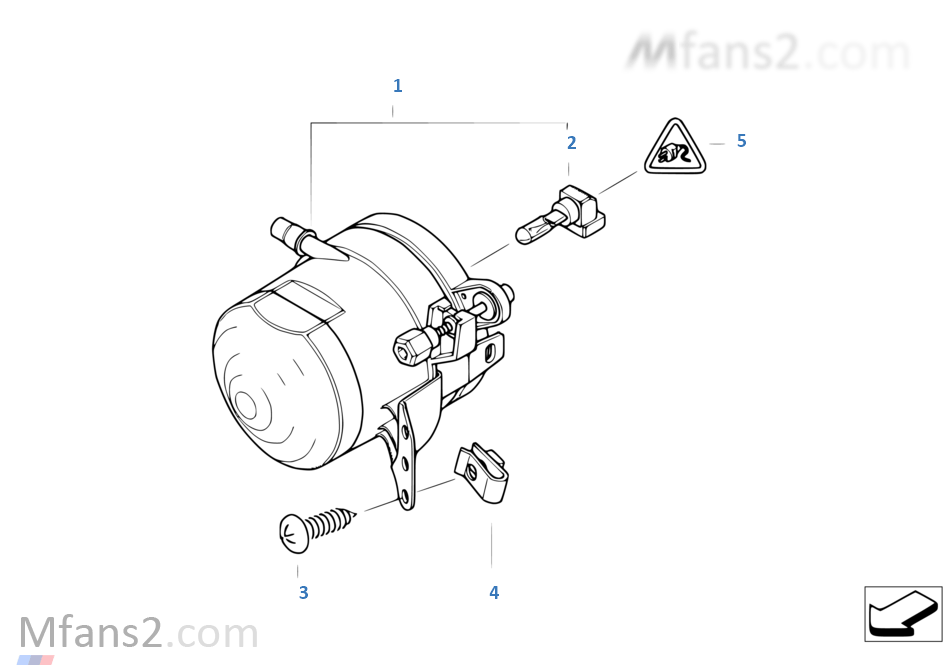 Mistlamp kit M-sport