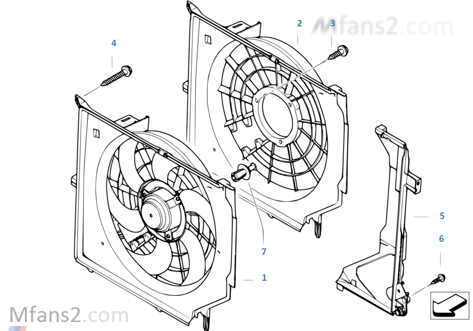 Kryt ventilátoru/montážní deska