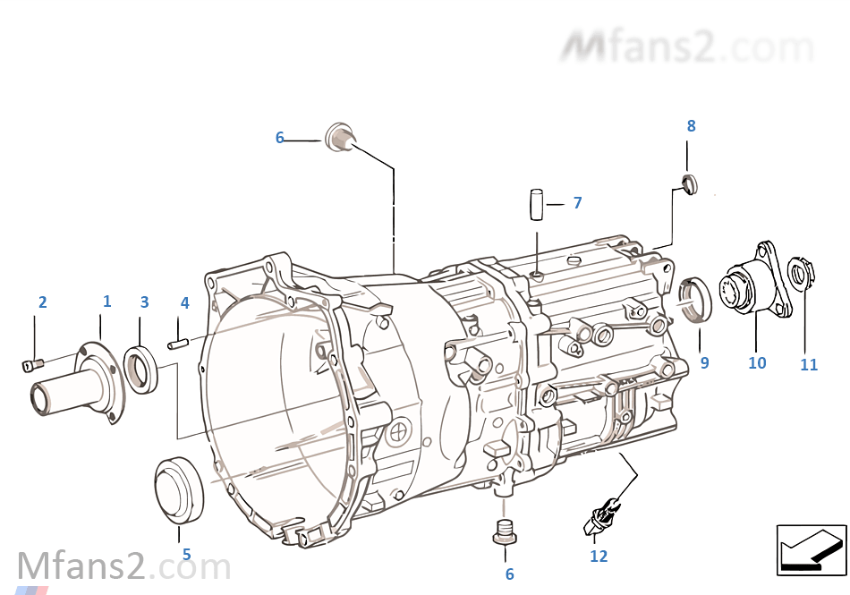 GS6-37BZ/DZ Seal and mounting parts