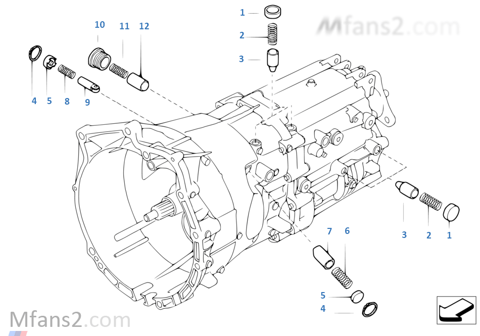GS6-37BZ/DZ Gearshifting parts