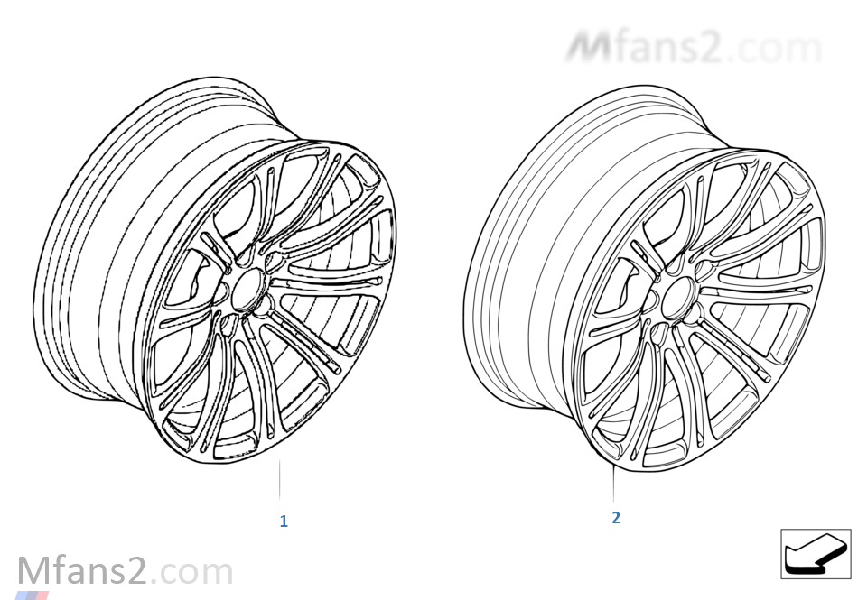 Individual LA wheel M Double Spoke 220