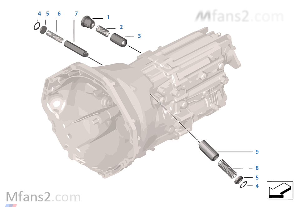 GS6-53BZ/DZ Внутр.элементы механизма ПП
