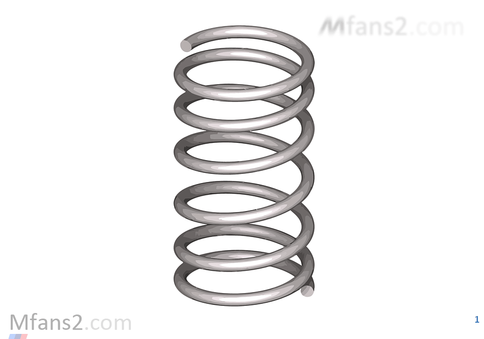 Rear coil spring