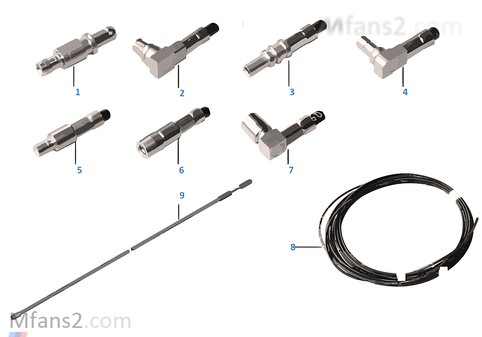 Repair parts, coaxial cable contacts