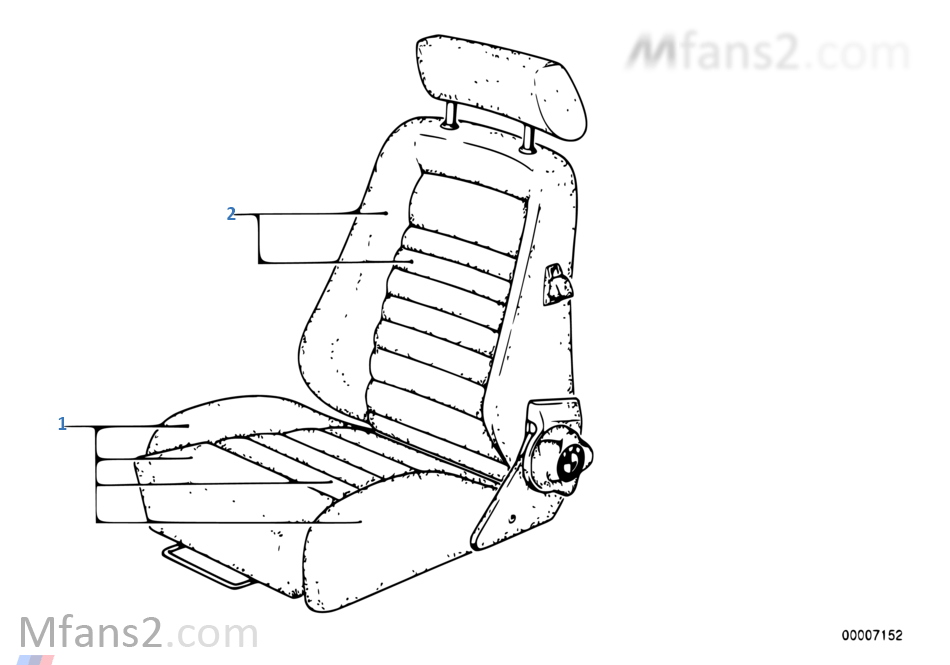 Recaro sp.s.-seat cover