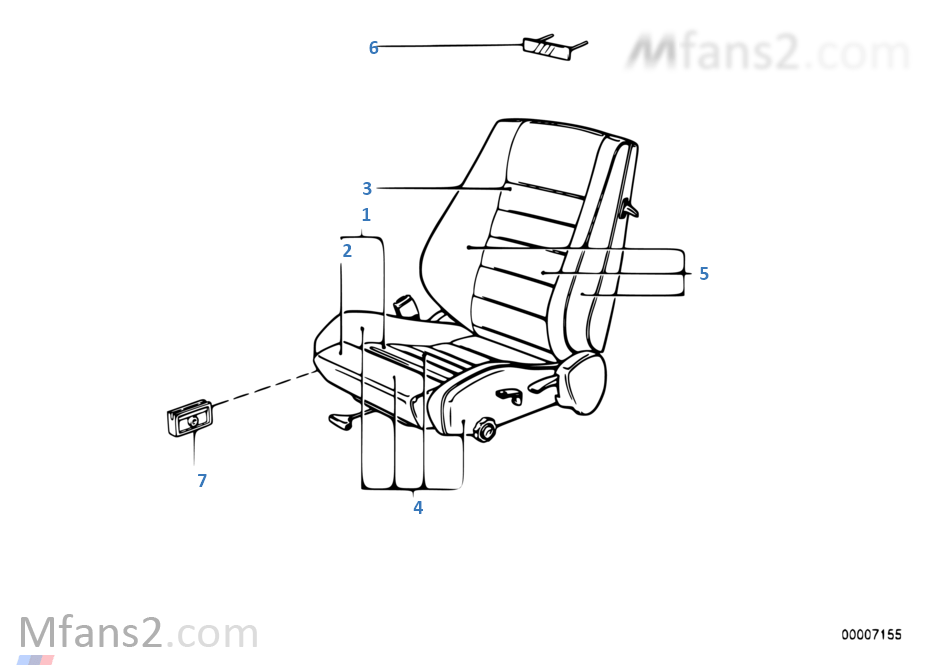 BMW 跑車座椅彈簧芯/支撐物