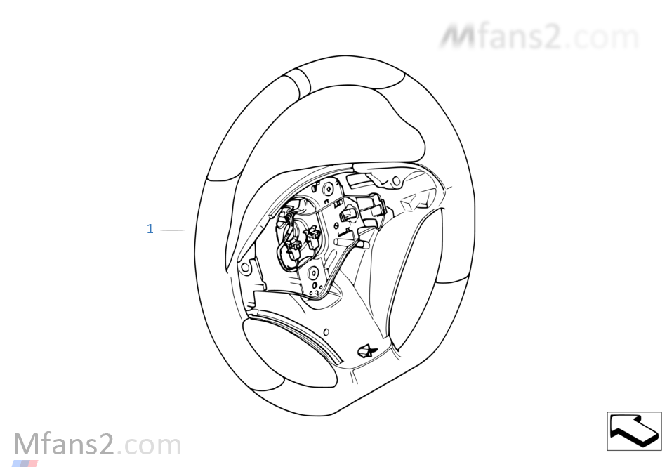 M Performance steering wheel
