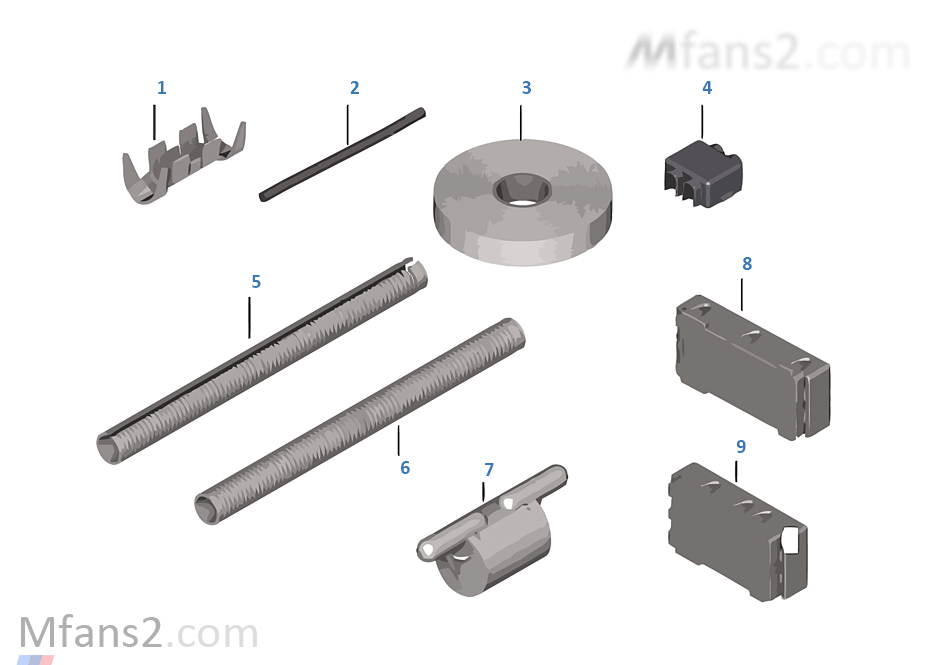 Various parts, wiring harness repair