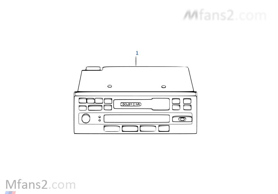 Cassette/radio with cd control
