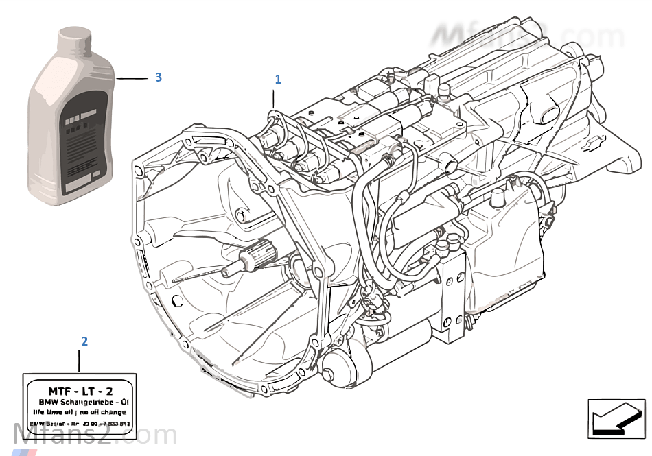 Schaltgetriebe GS7S47BG (SMG)
