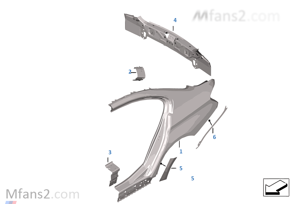 Side panel/tail trim