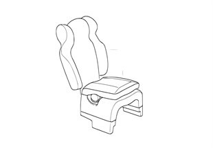 Child seat-integrated accessory