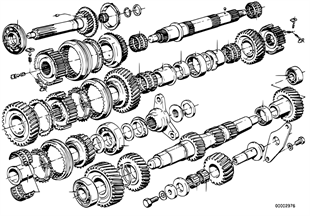 Getrag 265/6 gear wh.set parts/r.bearing