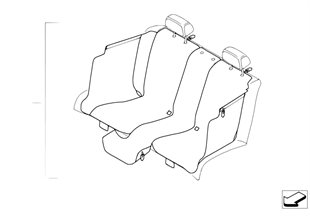 Cubierta universal-asientos traseros