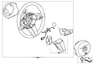 Sportstuurwiel airbag multifunct.
