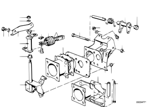 System.pour pedales/tringlerie de renvoi