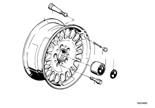 盤式輪輞 輕合金 澆鑄 式樣 TRX-2