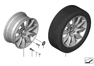 BMW LA wheel Turbine Styling 329 — 18''