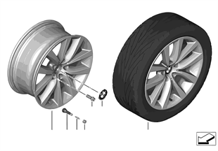 BMW LA wheel V-Spoke 331 — 19''