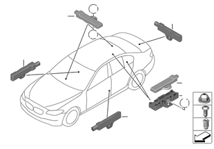 Componentes de la antena acceso confort