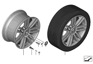 BMW LA wheel, M Double Spoke 333