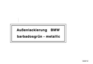 Label outer paint metallic