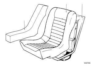 Sitz hinten Auflage/Sitzschale