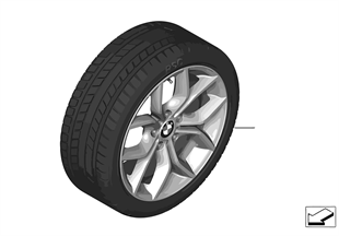 Winter wheel & tire set Y Spoke 308