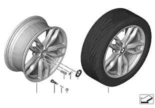 BMW LA wheel M Double Spoke 434 — 20''