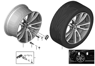BMW LA wheel M Double Spoke 469 — 20''