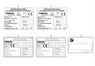 Labels independent heating