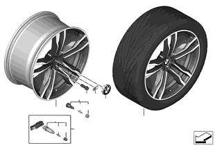 BMW LA wheel M Double Spoke 612 — 21''