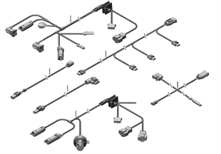 Různé dodatečné kabelové sady