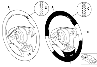 Individual M sportstuurwiel airbag SA710